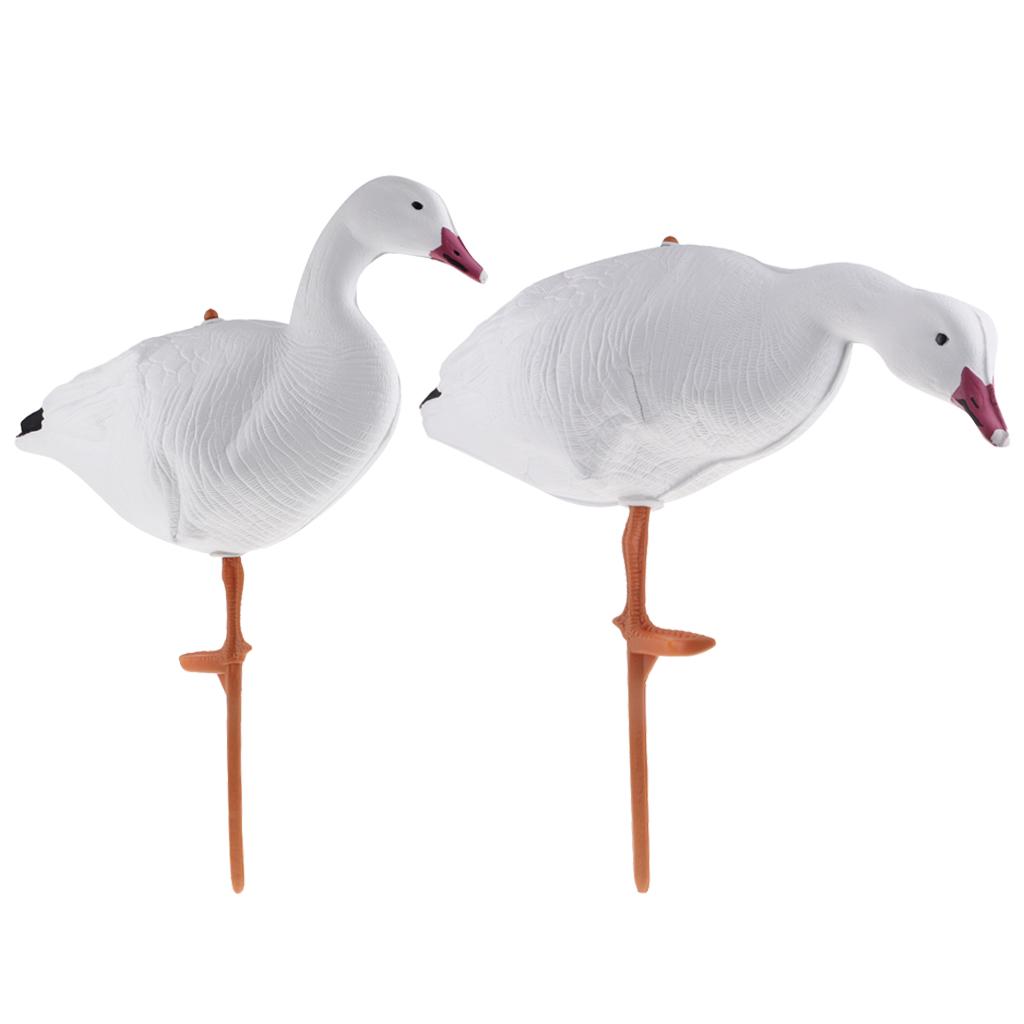 Buy 2pcs Full Body Hunting Decoys Lawn Ornaments Decors Foldable