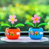 Swinging Sunflower Car Ornament - High-Temperature Resistant Interior Decoration