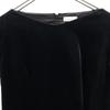 BALENCIAGA made in Japan Short sleeve Velor-like one piece 40 black Women Used