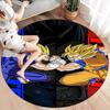 Dragon Ball Z Round Area Rug Carpet Rug For Living Room Bedroom Sofa Playroom Decor Nonslip Floor Mat