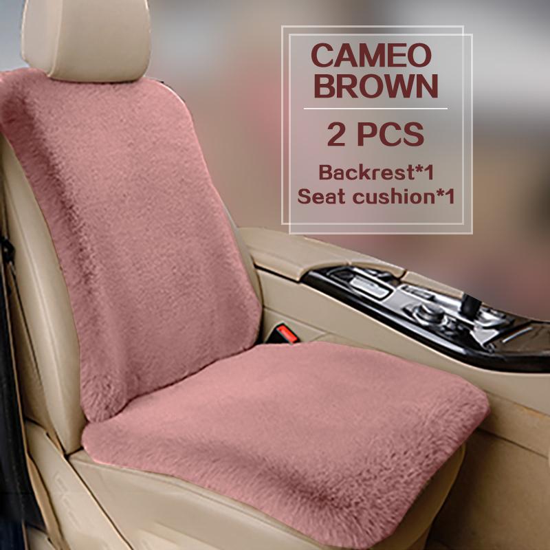 Plush Seat Cover Cushion For Volkswagen Passat B5 B7 B8 Golf 4 5 6 7 Polo Winter warm Plush Protector Interior Accessories