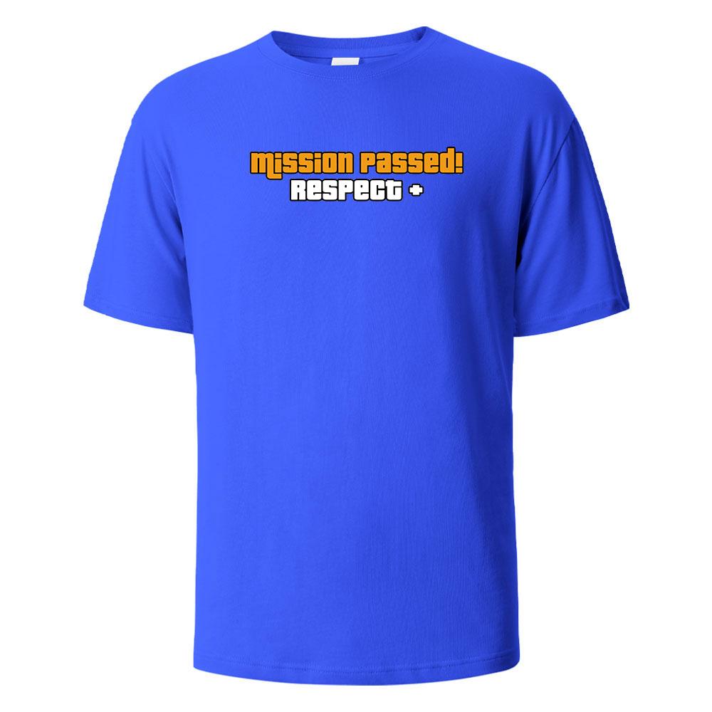 Mission Passed Print t shirts 100 Cotton Summer Tees For Men Women Oversize Casual Tops t shirts