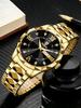 Business Fashion Stainless Steel Men's Roman Luminous Quartz Watch A Birthday Gift for Him Suitable for Daily Wear