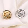Groovy Over Ball Universe Shape Unisex Vintage Finger Ring Couple Jewelry Gift