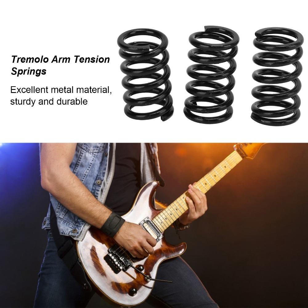 3PCS Metal Electric Guitar Springs Guitar Replacement Springs For Electric Guitar Bridge