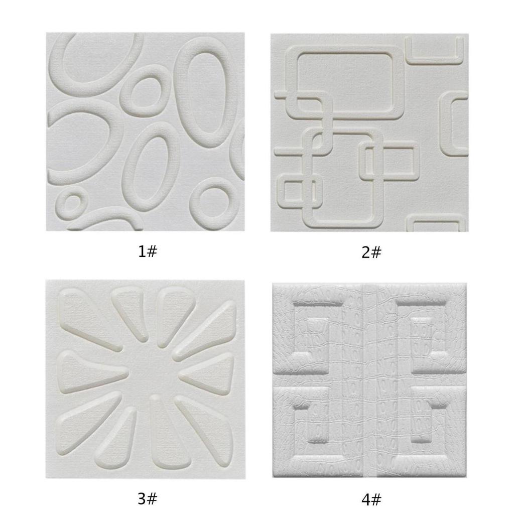 10PCS 3D Brick Wall Sticker Self-adhesive Waterproof Panels Wallpaper Decal UK