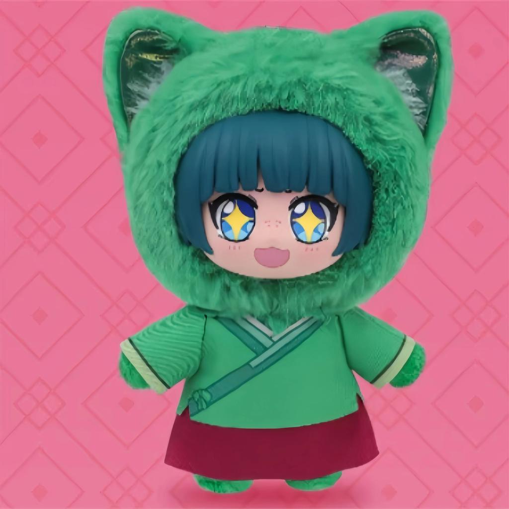 Eaki&The Apothecary Diaries Blind Box Cat Ear Series Cute Vinyl Plush Anime Figure Bag Charm Surprise Collectible Gift For Fans