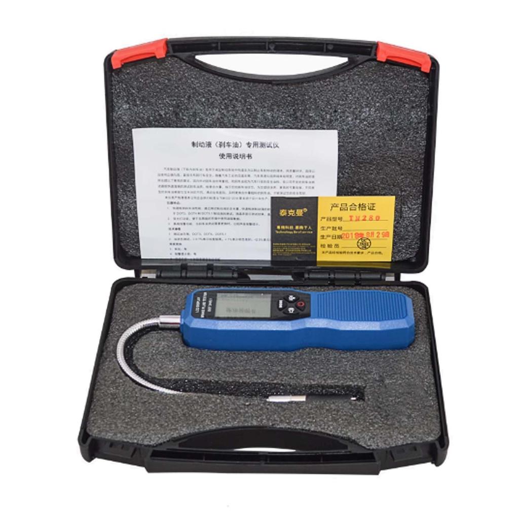 Automobile Brake Fluid Tester, Auto Oil Moisture Water Content Detector for Auto DOT3 DOT4 DOT5.1