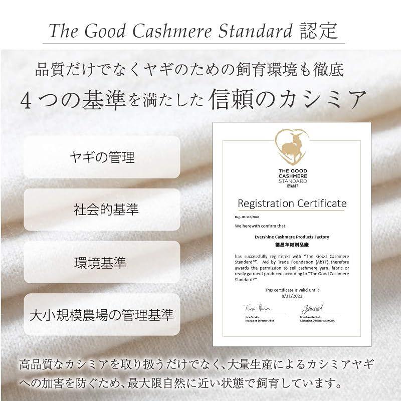 Used [NEW] [EURKEA] Muffler Stole for Women, 100% Cashmere, Simple Design, Valentine's Day, White Day Gift, KASHIMIA20-D (Ivory) 1