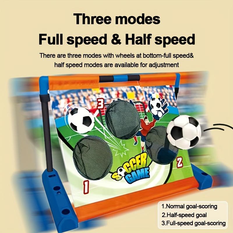 Scoring Electronic Soccer Game Set For Kids Moving Soccer Goal Toss Target Game Indoor Outdoor With Balls Birthday Gifts For Boy