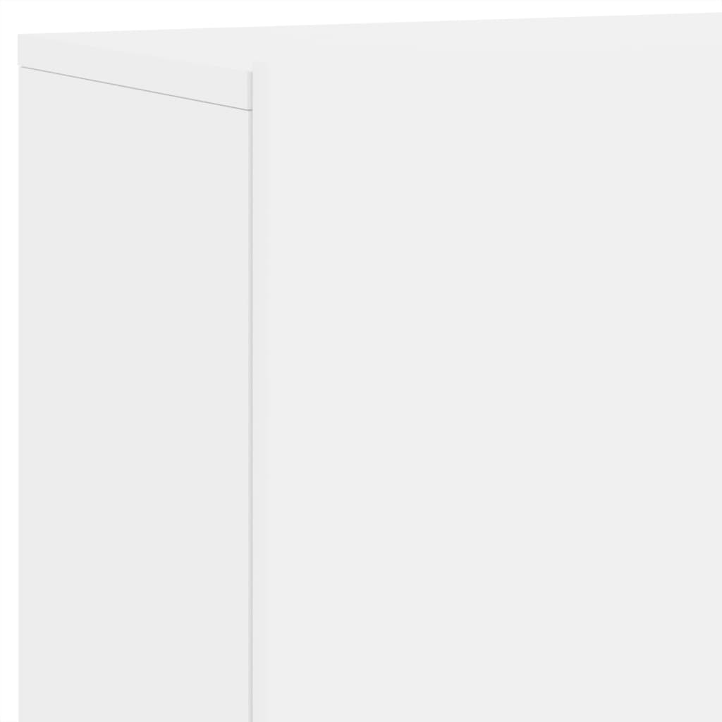5 Piece White Living Room Wall Unit