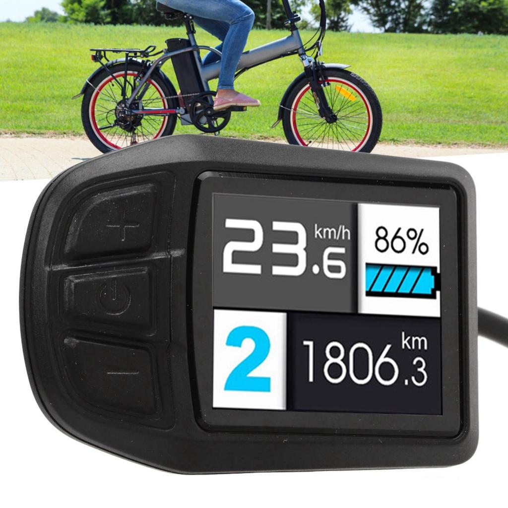Electric Bike Display UKC1 ABS Electric Lithium Assisted Conversion Accessories Electric Bike Meter Control Panel