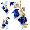 Climbing Santa Claus Music Electric Ornament Climbing Beads Rope Christmas Gifts X-mas Decorations Window Party Display Decor