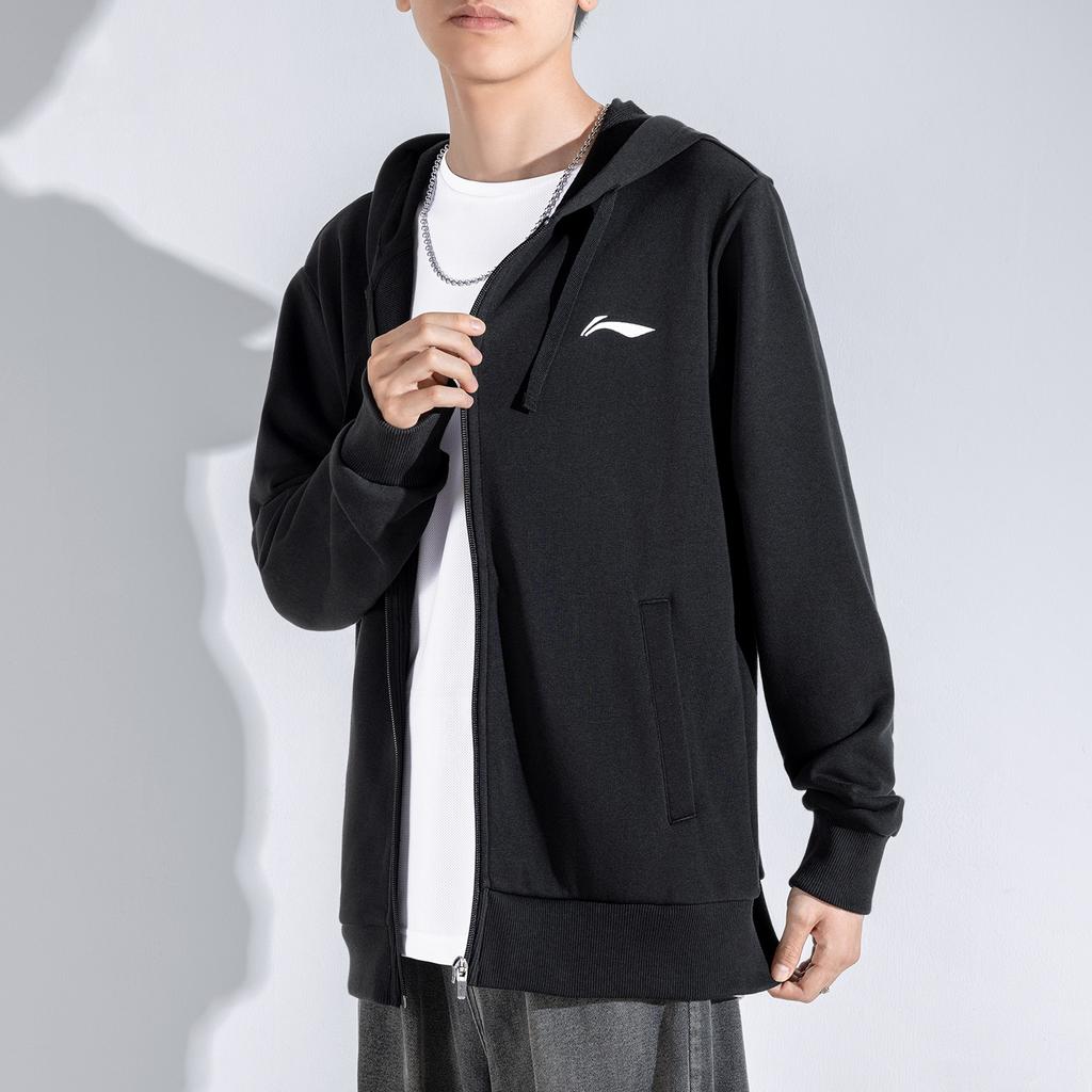 Li Ning Sweatshirt Men's Pure Black YWDV363-1