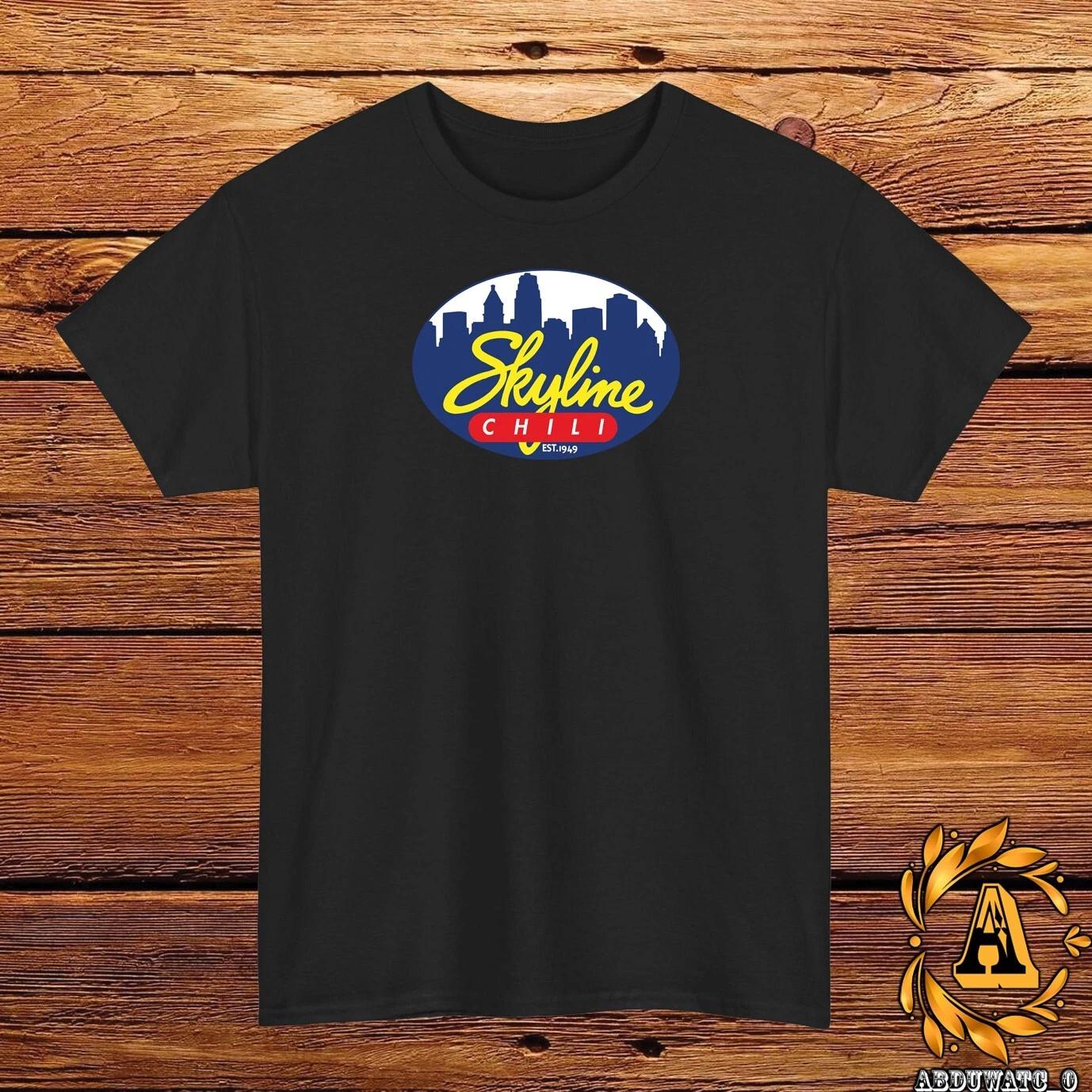 

Skyline Chili Favourite Food Logo T-Shirt Black/Grey/White/Navy/Red/Light Blue 4XL