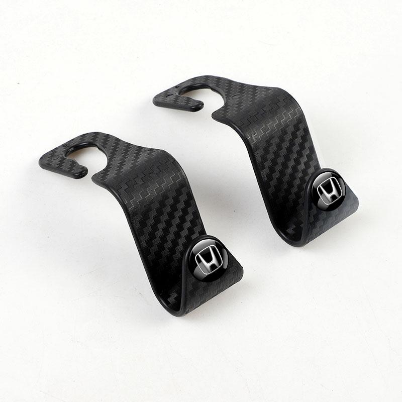 Car Headrest Hooks Hanger Seat Back Organizer Holder Clips For Honda Civic Accord Fit Jazz Pilot CRV Odyssey Passport City HRV IQ1