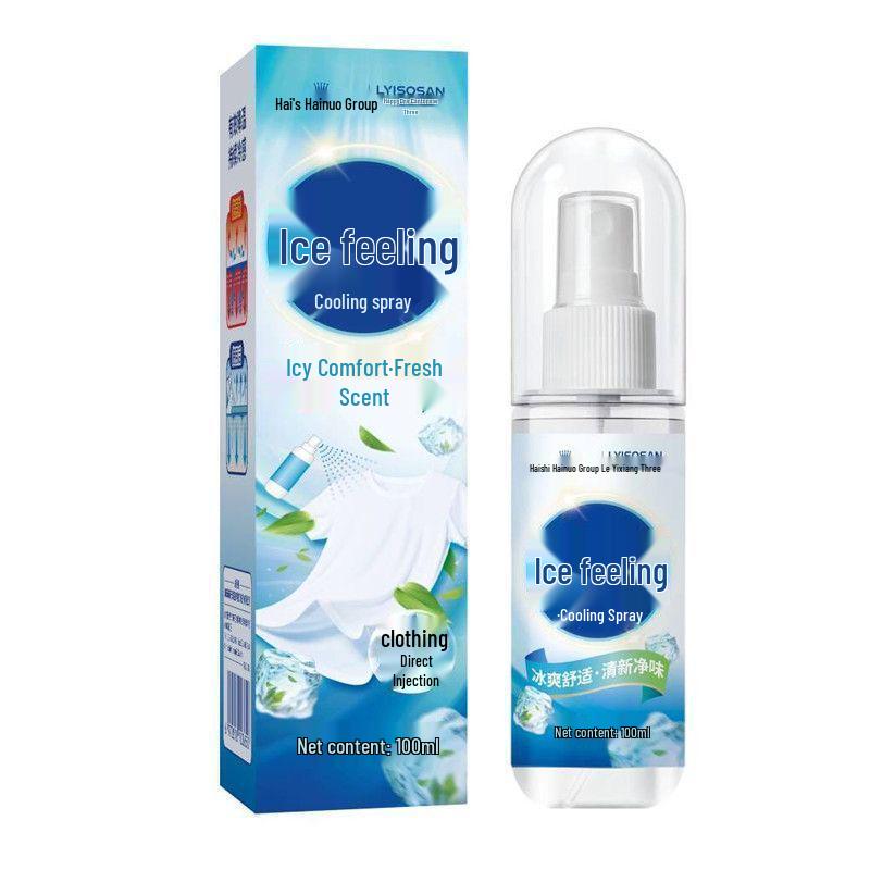 Haisi Hainuo 100ml Cooling Spray for Clothes - Ice Cool Comfort for Outdoor Sports