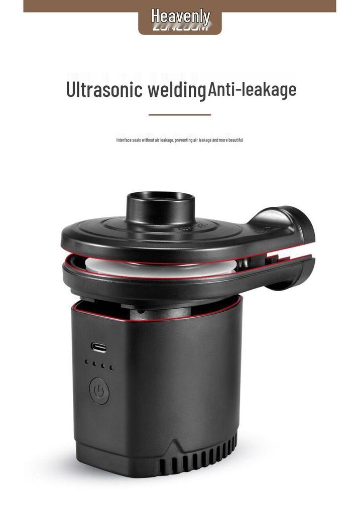Multi-Functional Electric Inflator Pump for Air Mattresses, Swim Rings, and Camping Gear