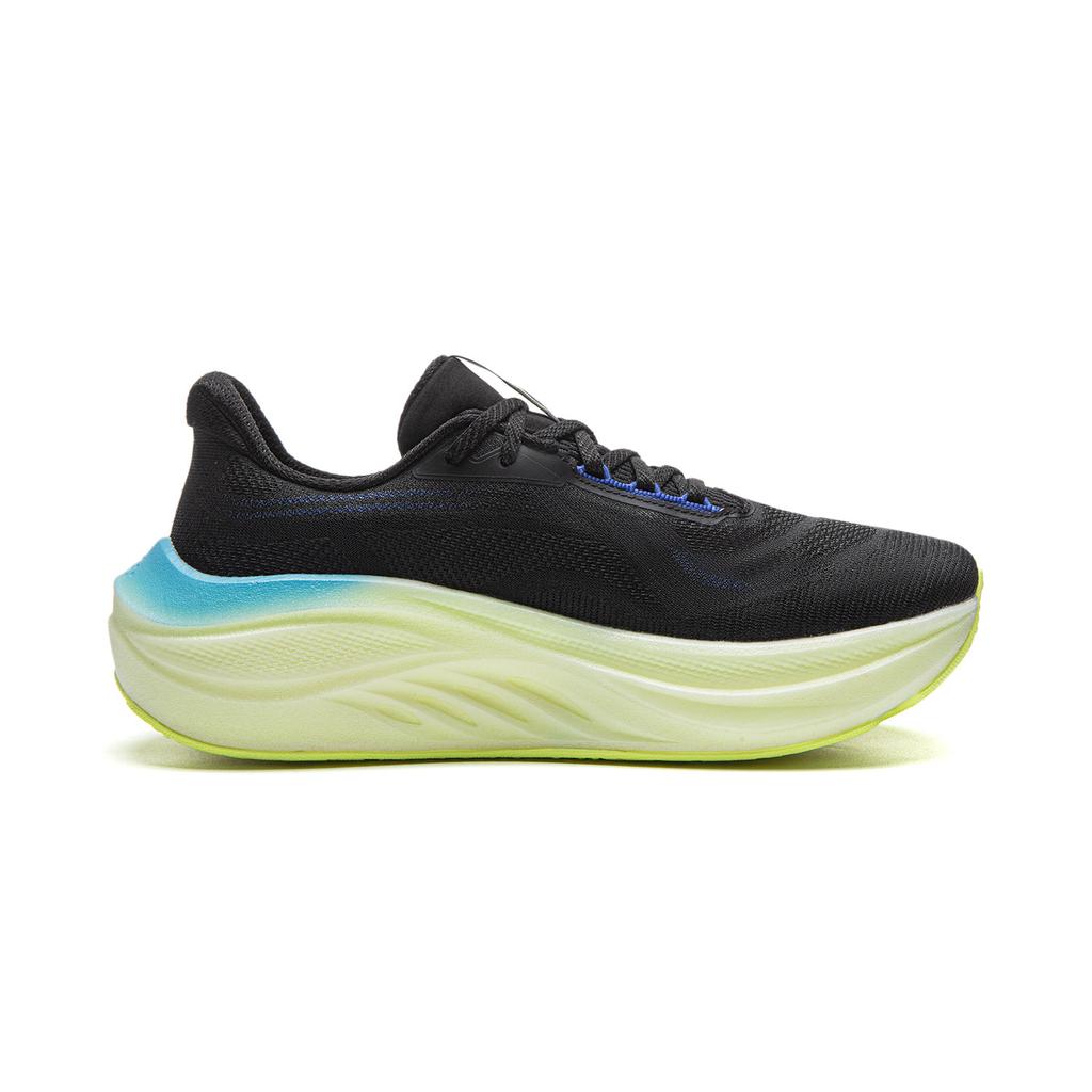 Li Ning Relax 2 Cushioning Slip Resistant Abrasion Resistant Breathable Low Top Running Shoes Men's Black ARSW129-4