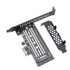 M.2 NVMe to PCIe X4 5.0 Adapter Stable 32Gbps Speed M2 to NVME Expansion Card for Computer
