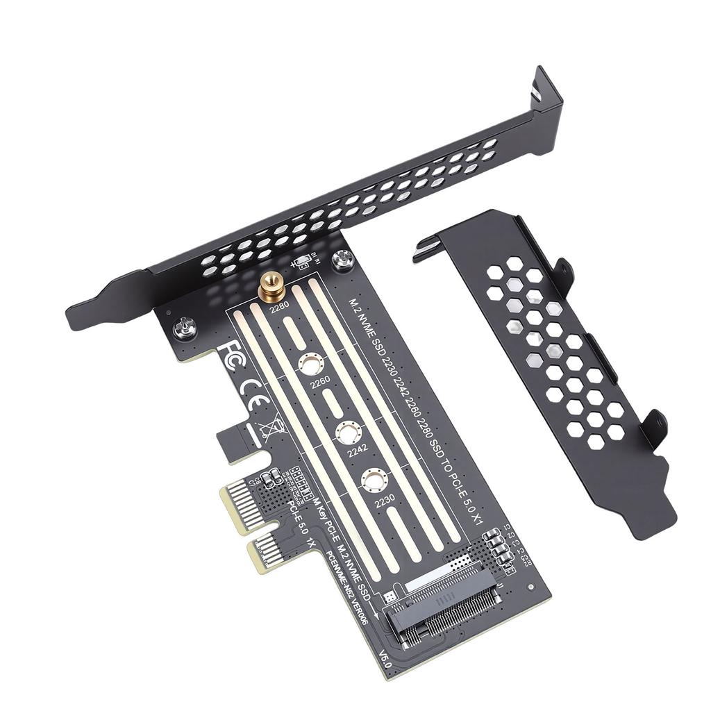 M.2 NVMe to PCIe X4 5.0 Adapter Stable 32Gbps Speed M2 to NVME Expansion Card for Computer