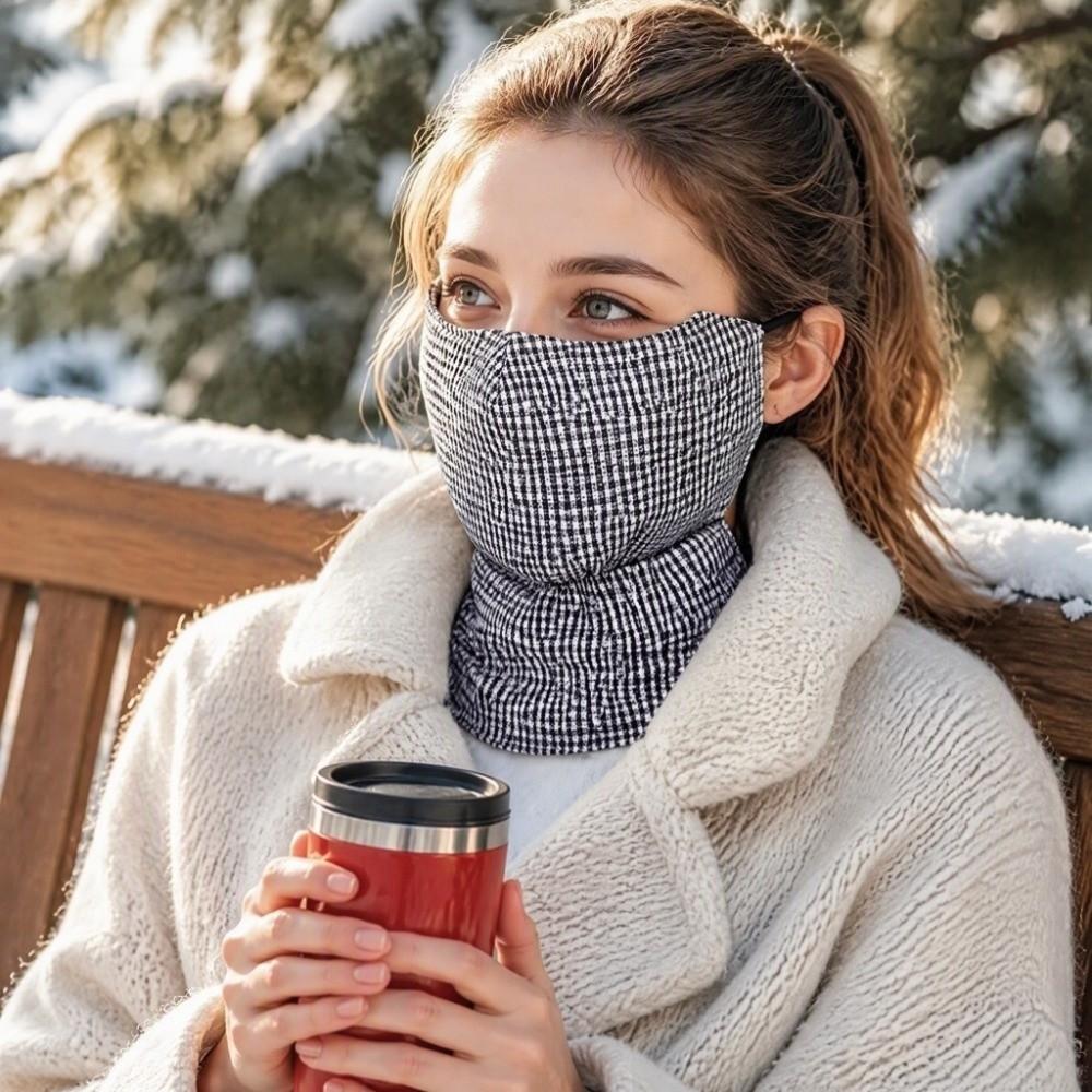 Increase Thermal Mask Cotton Winter Mask Riding Face Mask Outdoor Activities