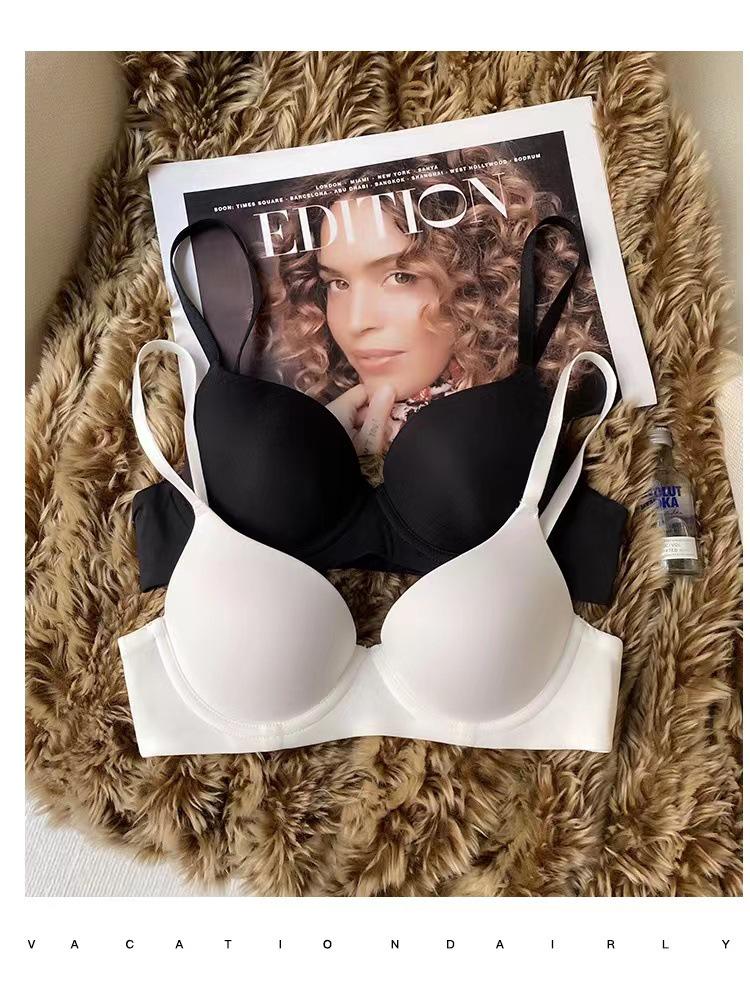 Popular Seamless Girl's Push-Up Shaping Bra - Soft, Thin, Anti-Sagging, and Underwired.