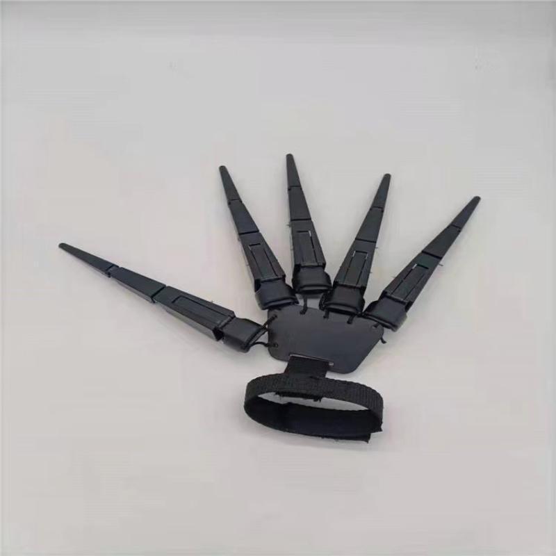 Degete articulate de Halloween Scary Degete false Mâinile scheletului Realistic Groază Fantoma Gheare Recuzită Cosplay Echipament Mănușă pentru degete