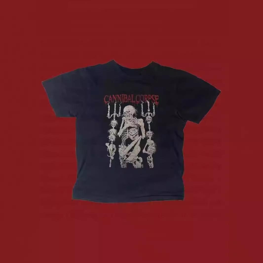 

Y2K Retro Spicy Girl Harajuku Cannibal Corpse Japanese Vintage T-Shirt Small