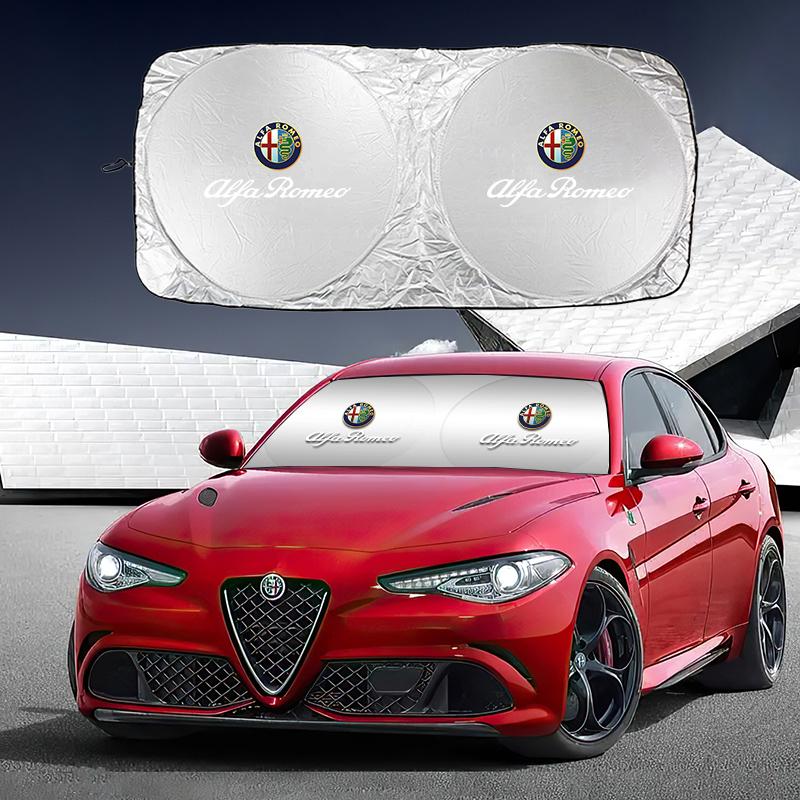 Osłona przeciwsłoneczna na szybę samochodową, chroniąca przed promieniowaniem UV, osłona przeciwsłoneczna do Alfa Romeo Giulietta Mito 159 Giulia Stelvio 156 147 Tonale Brera Disco