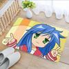 1pc Anime Lucky Star Bathroom Absorbent Mats Anti-Slip Mats Home Decor Supplies Carpets Home Kitchen Floor Mats