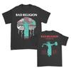 Bad Religion 1991 Tour Liberty Cross Doppelseitiger Druck T-Shirt 100% Baumwolle Lässiges Neutrales T-Shirt Hardcore Punk Streetwear