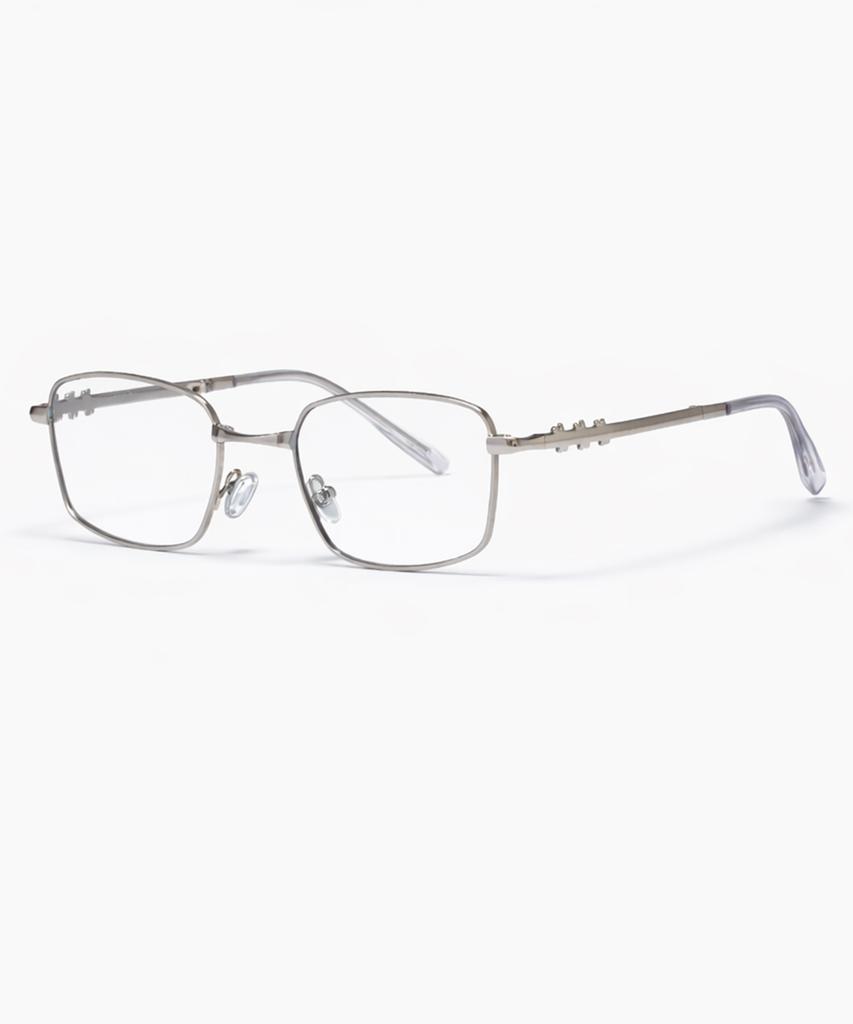 Likkeullou Rc Stainless Steel Amon F Folder Glasses Silver