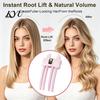 Strumento Wireless per Acconciature, Pinzetta Riscaldata per Sollevare le Radici, Display LCD, Volumizzante per Uso Domestico, Elettrico Regolabile a 2 Temperature per Frange, Capelli Lisci Sottili