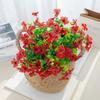 Artificial Plastic Cherry Flowers Silk Daisy Christmas Decorations Vase for Home Garden Party Wedding Fake Eucalyptus Plants