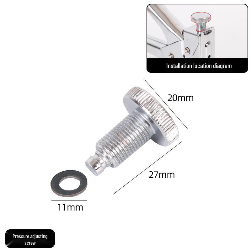 Multi-Purpose Manual Nail Gun: U-Shaped, T-Shaped, Horse Staples - Woodworking & Pneumatic Stapler Tool
