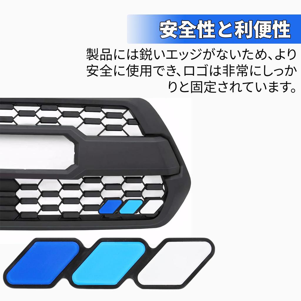 BLOOPIC Car Front Grille Badge Badge Sticker Weatherproof Front Grille Badge Suitable for Toyota