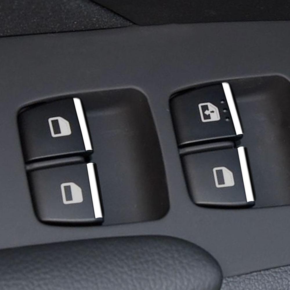 7Pcs/Set ABS Chrome Window Lifter Switch Button Cover Trim for Hyundai Accent Solaris Verna 2016 - 2020 Accessories