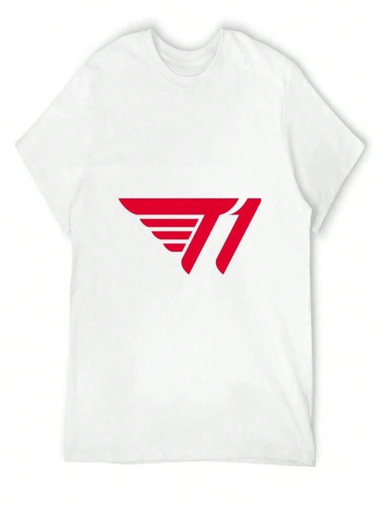 Skt T1 Merch Skt T1 Logo T-Shirt Cotone Magliette Grafiche Top unisex Magliette Divertenti