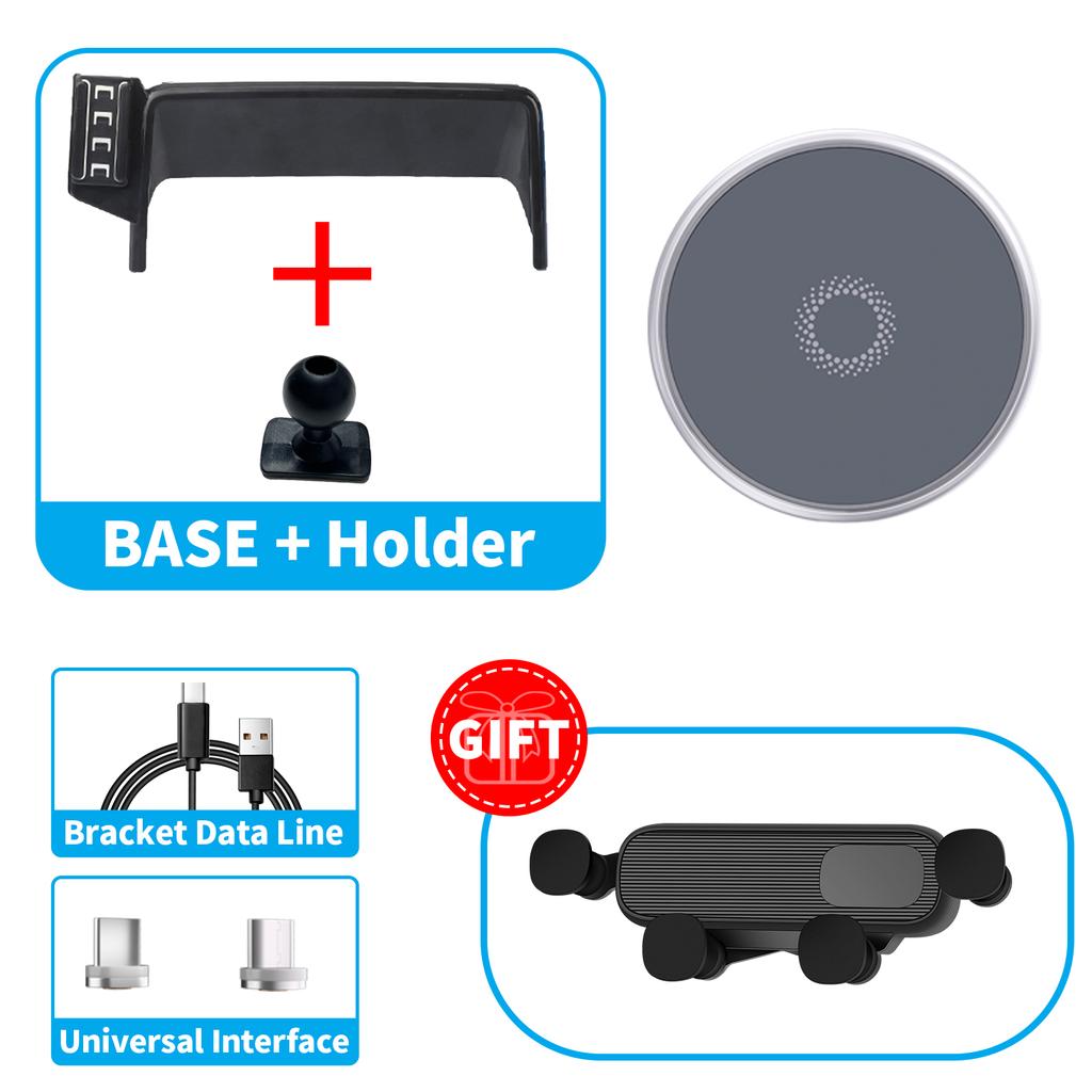 for Mazda MX-5 2016- ND MX5 Miata Roadster Car Phone Holder Screen Fixed Navigation Bracket Base Wireless Charging