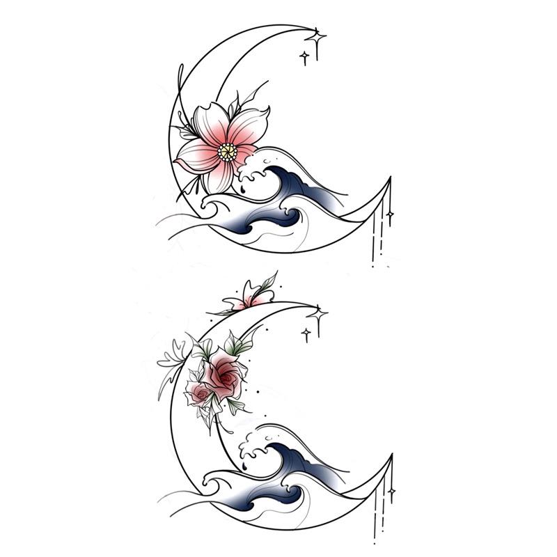 Tatuaggi Temporanei Impermeabili Stile Coreano Harajuku
