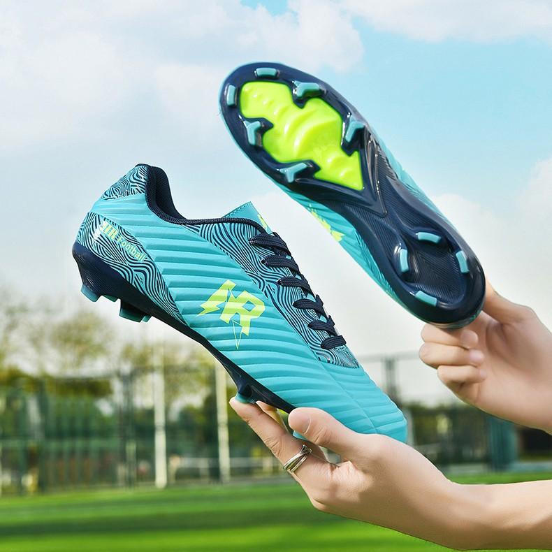 2025 new World Cup football shoes men's low-top spikes students grass training children's game sports shoes