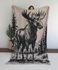 Majestic Moose Mosaic Crochet Blanket Pattern Afghan (PDF)