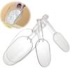 Transparenter Eiswürfelbehälter-Schöpfer Mini Runde/Eckige Öffnung Küchen-Utility-Schaufel Bar-Zubehör Ergonomischer Griff Lebensmittel-Schaufeln