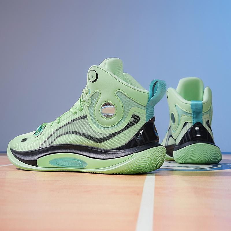 Basketball shoes high-top actual combat friction has sound sonic 13 high-top student sneakers 8-15 years old male and female students
