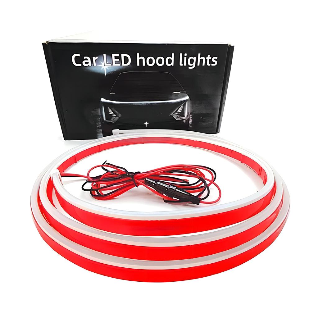 LED Car Hood Light Strip Automotive Engine Underhood LED Strips  Decorative Waterproof Daytime Running Light 12V