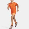 Nike Dri-FIT Letter Print Sports Short Sleeve T-Shirt Men Tops Orange FN0825-893