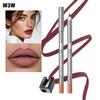 Creion de Buze W3W Impermeabil de Lungă Durată Mat Nude Pigmentat Contur Buze Machiaj cu Ascuțitoare Cosmetice Netede Rezistente la Pete