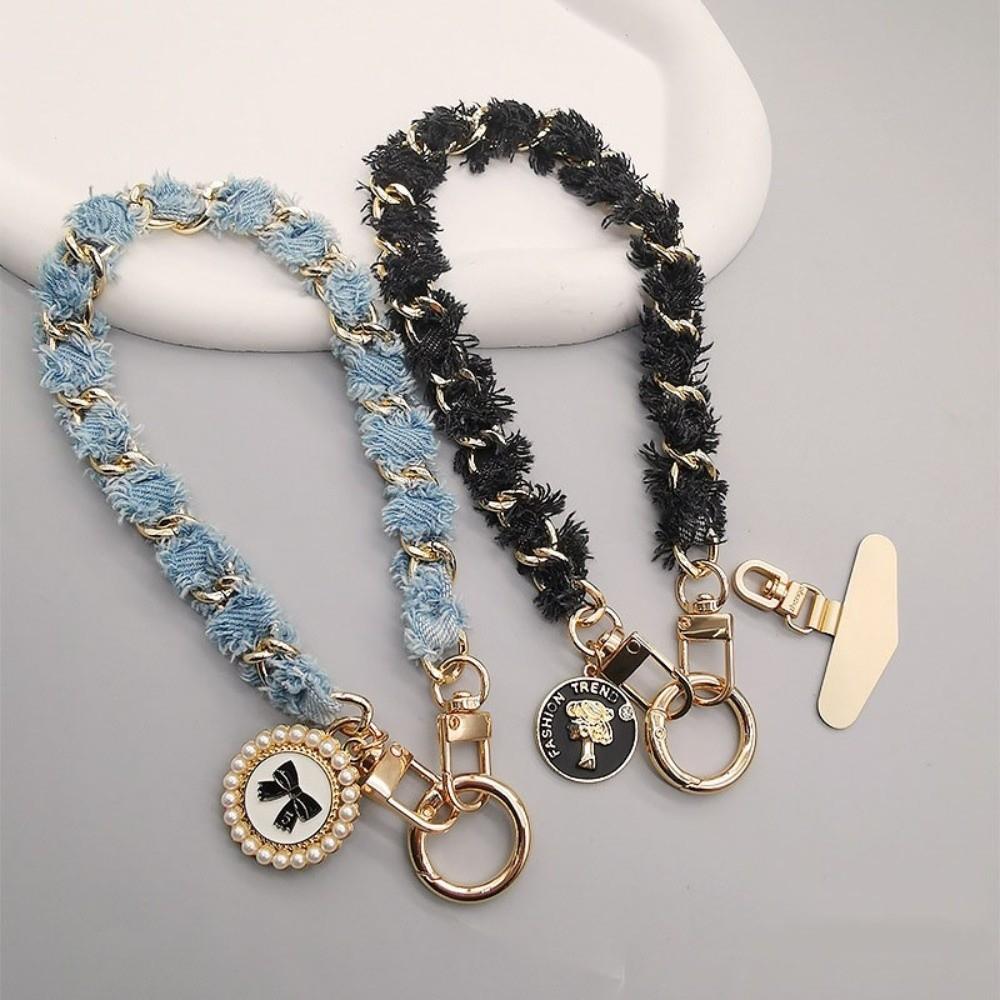 Pendant Cell Phone Chain Pearl Mobile Phone Lanyard Mobile Phone Strap Women/Lady/Girl