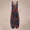 Racerback  Jumpsuit Spaghetti Straps Vintage Paisley Overall Jumpsuit